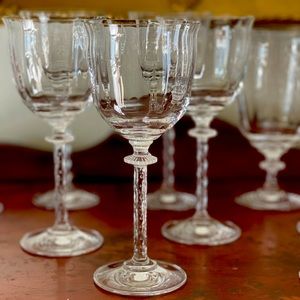Southern living gallery collection Crystal stemware.